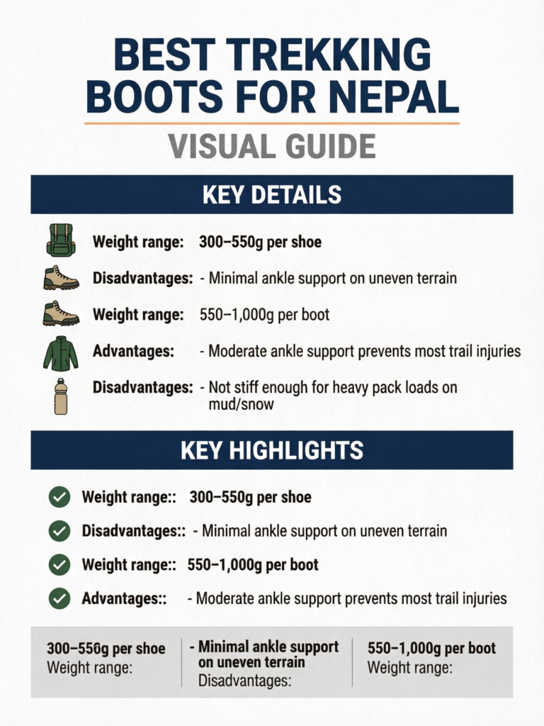 Best Trekking Boots for Nepal: How to Choose the Right Pair - Visual Guide