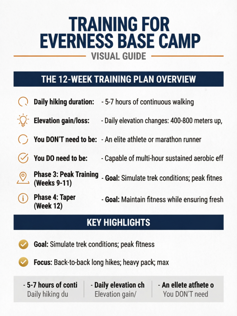 Training for Everest Base Camp: Complete 12-Week Preparation Plan - Visual Guide
