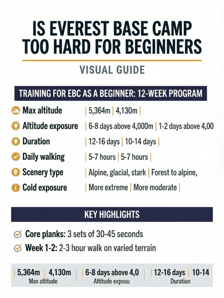 Is Everest Base Camp Too Hard for Beginners? Honest Assessment for First-Time Trekkers - Visual Guide