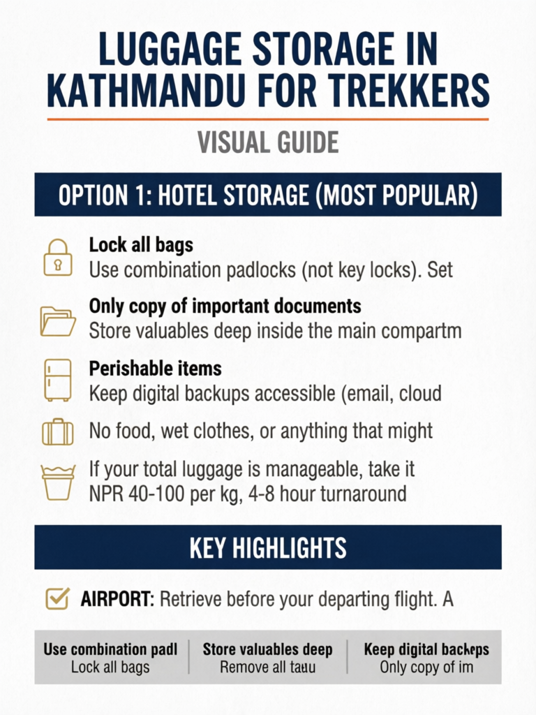 Luggage Storage in Kathmandu for Trekkers: Complete Guide - Visual Guide