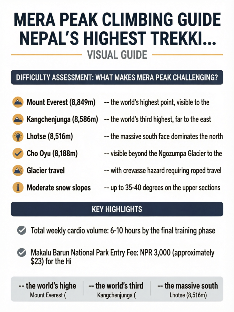 Mera Peak Climbing Guide Nepal's Highest Trekking Peak (6,476m) - Visual Guide