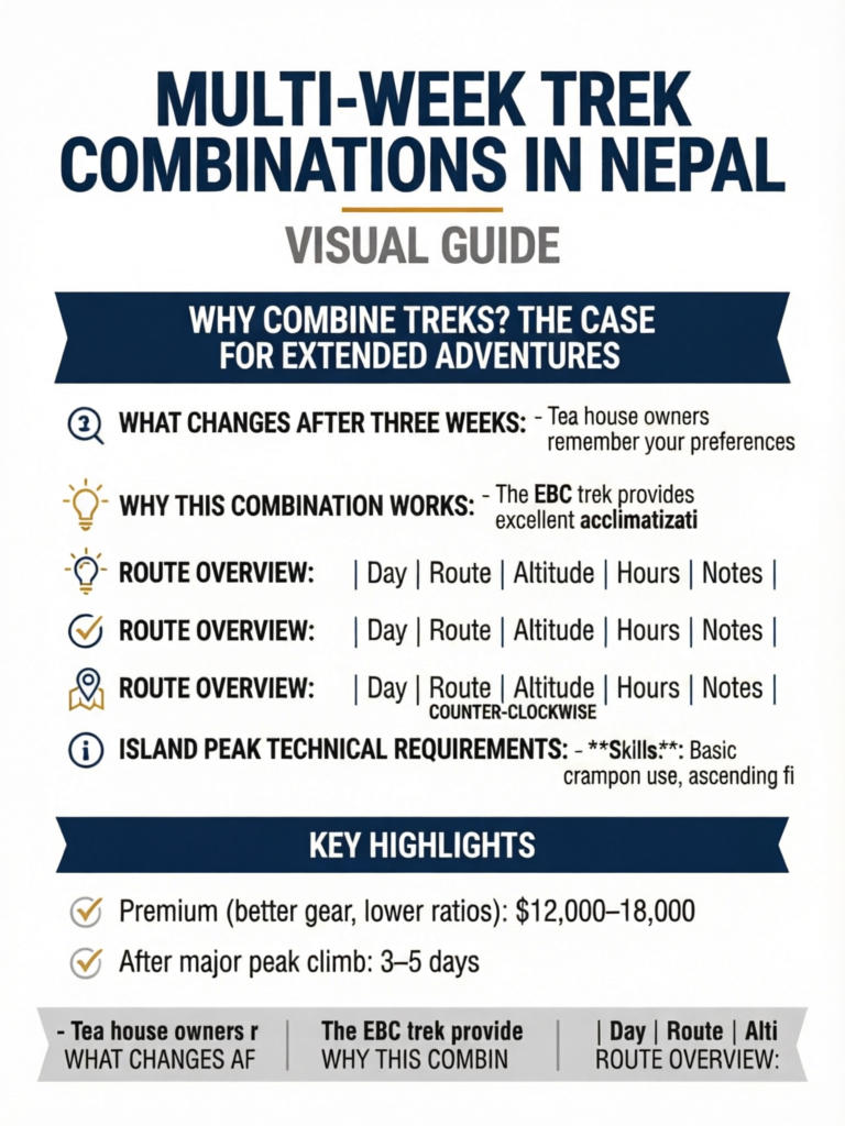 Multi-Week Trek Combinations in Nepal: Ultimate Guide to Extended Himalayan Adventures - Visual Guide